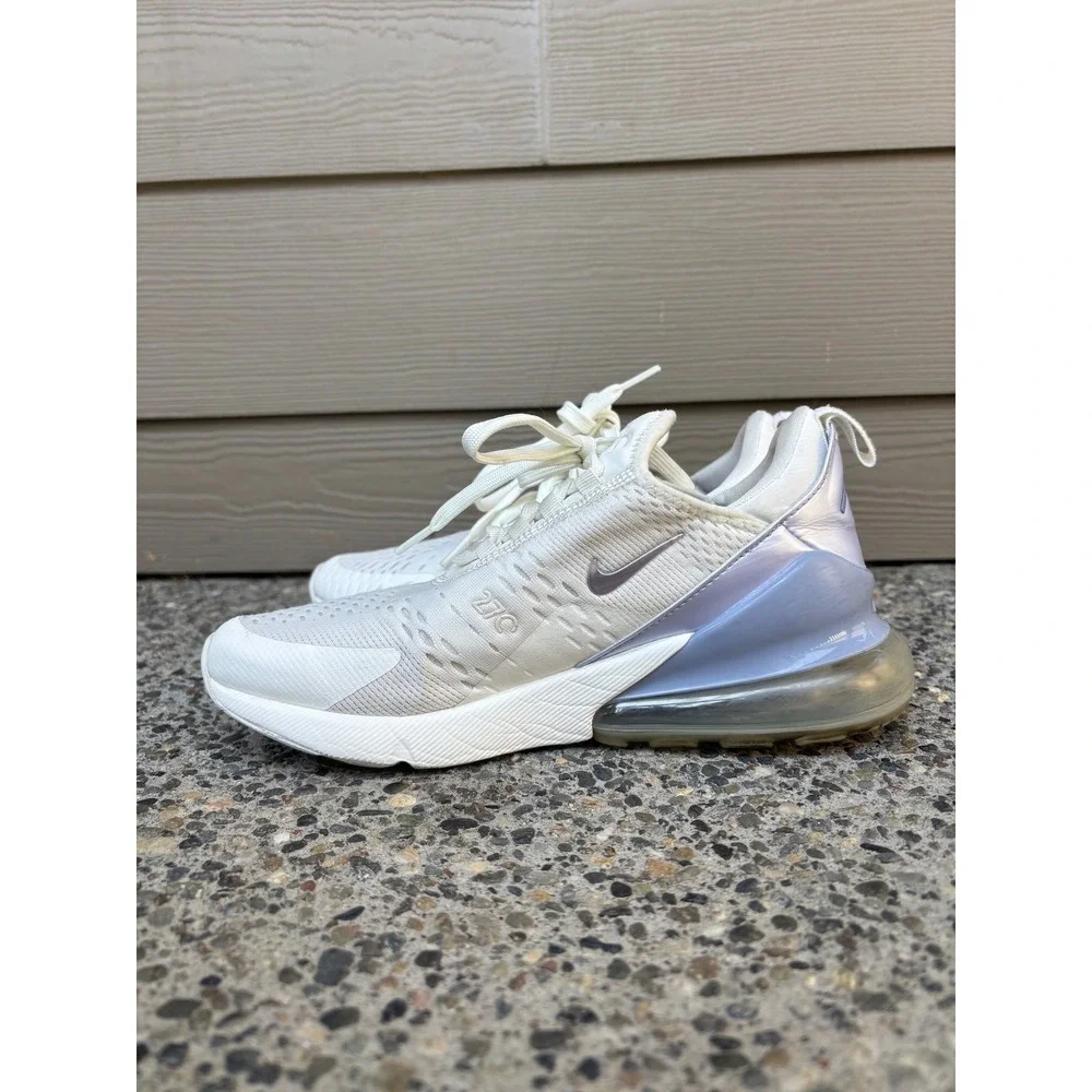 Nike Air Max 270 Sail Lavender White FB2934-100 Women's Size 8 Running Sneakers